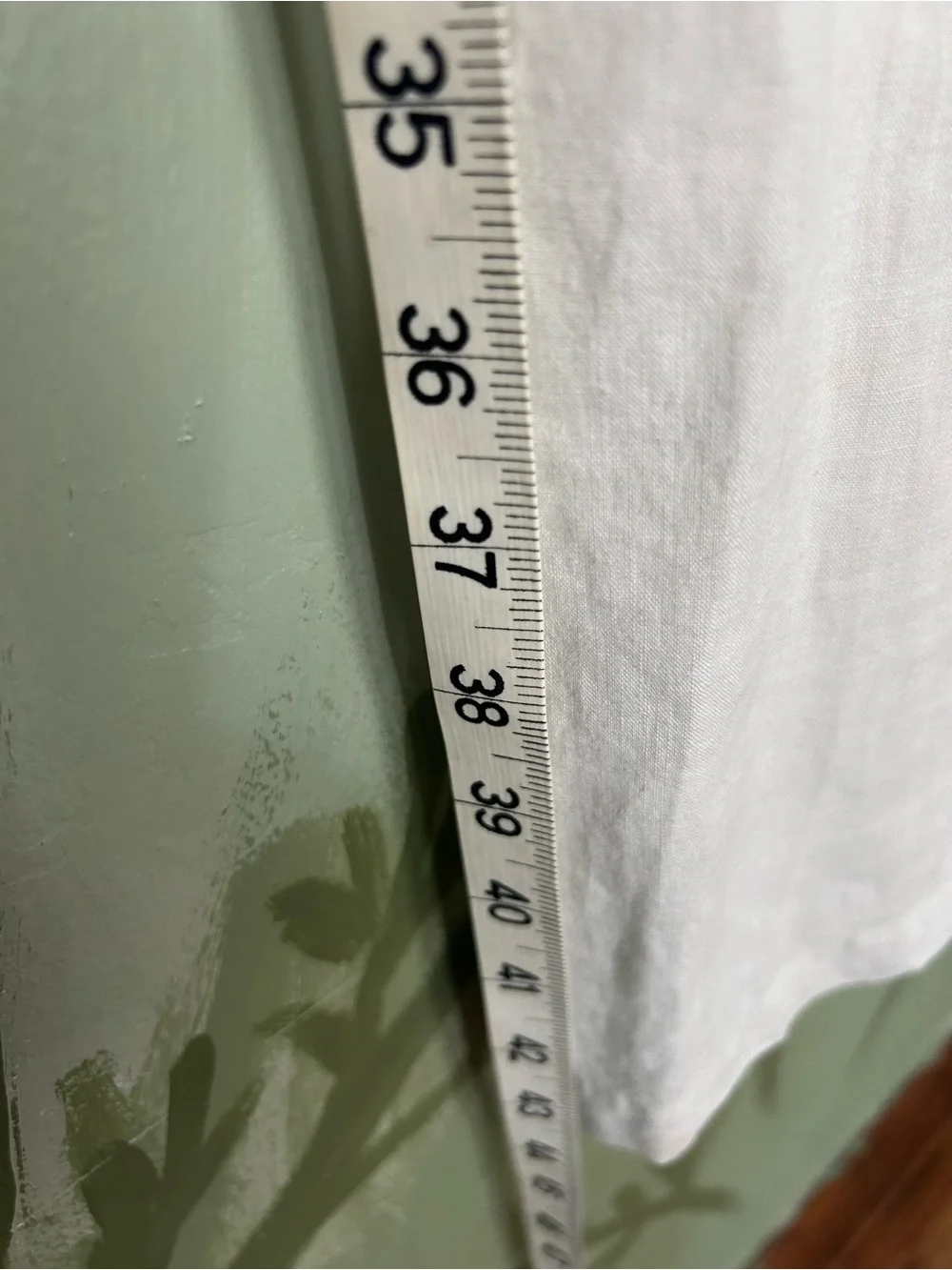 VTG Cream Slip Dress with Lace Trim - Picture 6 of 8